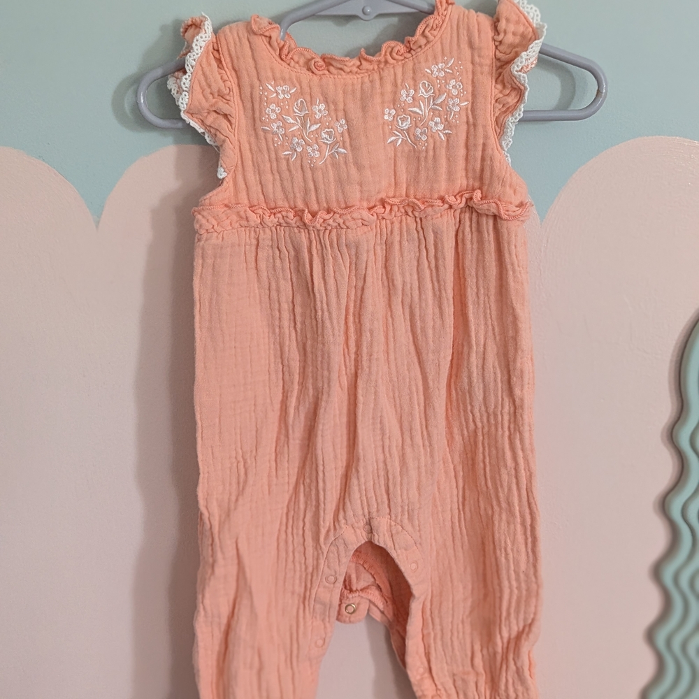Cat & Jack Peach Baby Outfit